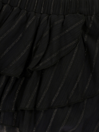 Zwarte stroken skort Looxs 10Sixteen