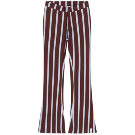Gestreepte flaired broek Gabrielle Tumble 'N Dry
