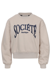 Kiezelgrijze Sweater Looxs 10Sixteen