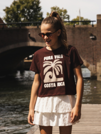 Donkerbruin shirt Looxs 10Sixteen