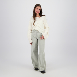 Monaco lichtgrijze jeans Raizzed