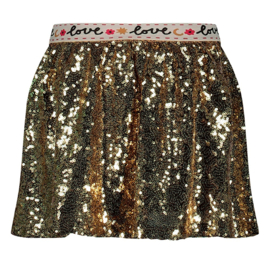 Goud glitterrok Jubel