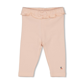 Zachtroze legging Feetje