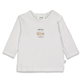 Witte longsleeve Feetje