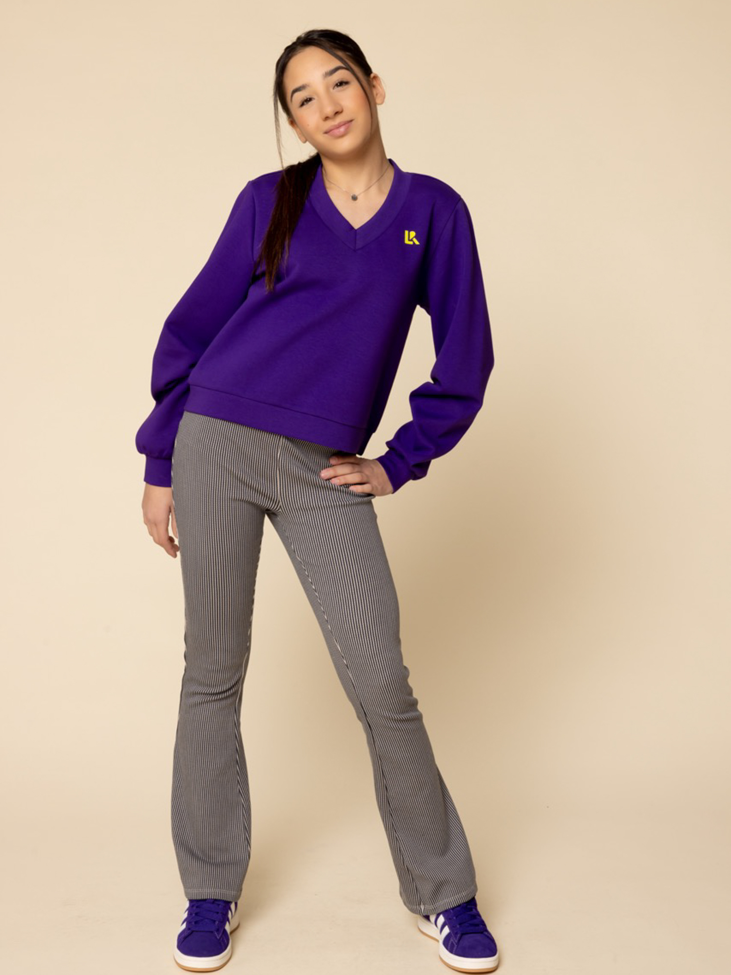 Paarse sweater Looxs 10 Sixteen