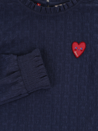 Donkerblauwe longsleeve Looxs Little