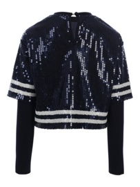 Donkerblauwe top Looxs 10sixteen