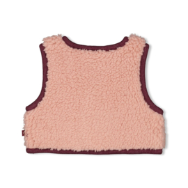 Rose Teddy Gilet