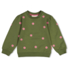 Groene sweater Moon Flowers Jubel