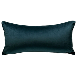 Esperanza Deseo ® kussen - petrol/zeegroen/teal velvet ± 30x60cm