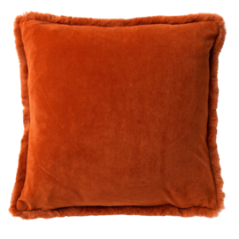 Kussenhoes 60x60 cm - bontlook - brick oranje