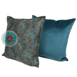 Mooie combinaties maken met petrol kussens (Marble stone)