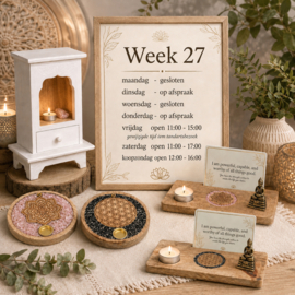 Openingstijden winkel week 27 - 2026 (29-06 t/m 05-07) - Let op vrijdag gesloten vanaf 15:00 uur