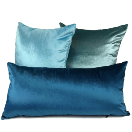 Esperanza Deseo ® kussen - Velvet, turquoise ± 50x70cm