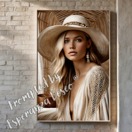 Wall-Art - Canvasdoek "Ibiza White" kies de gewenste maat in het pop-up menu - prijs vanaf: