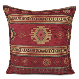 Rood kussen - Aztec ± 45x45cm