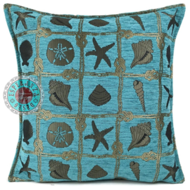 Esperanza Deseo ® kussen - Beach, turquoise ± 45x45cm