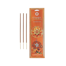 Wierook Svadhisthana chakra – Oranjebloesem & sandelhout – 40 stokjes