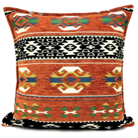 Esperanza Deseo ® kussen - Santa Fe, brick oranje ± 45x45cm