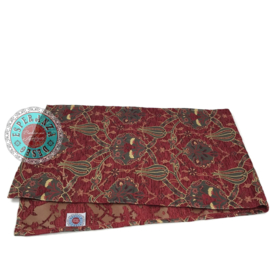 Esperanza Deseo ® tafelloper - Flowers rood tafelloper ± 45x140cm