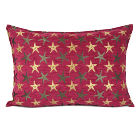 Hard roze kussen - Starfish ± 50x70cm
