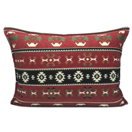 Esperanza Deseo ® kussen - Santa Fe, rood ± 50x70cm