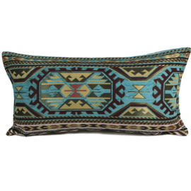 Esperanza Deseo ® kussen - Maya - turquoise ± 30x60cm