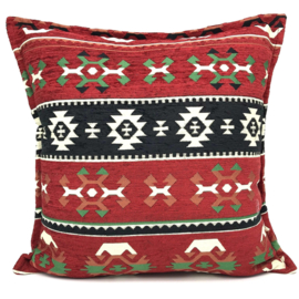 Esperanza Deseo ® kussen - Santa Fe, rood ± 45x45cm