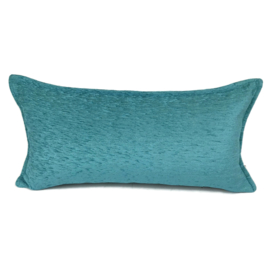 Esperanza Deseo ® kussen - effen turquoise blauw groen ± 30x60cm (stofcode CTBG)