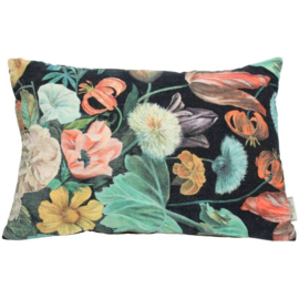 Kussen Bloemen Multi 40x60x3cm (incl. binnenkussen)