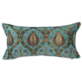 Esperanza Deseo ® kussen - Tulip turquoise ± 30x60cm