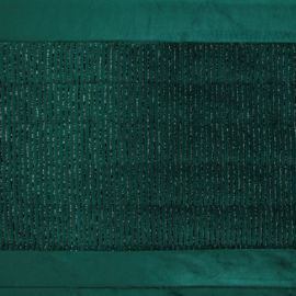 Bedsprei - smaragd donkergroen fluweel 220x240cm