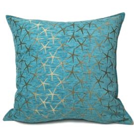 Esperanza Deseo ® kussen - Starfish - turquoise brons ± 60x60cm