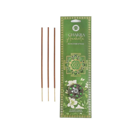 Wierook Anahata chakra – Jasmijn & saffraan – 40 stokjes