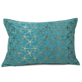 Esperanza Deseo ® kussen - Starfish - turquoise brons ± 50x70cm