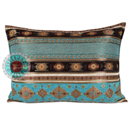 Esperanza Deseo ® kussen - Little Peru turquoise ± 50x70cm