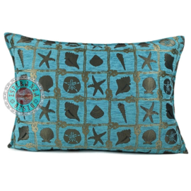 Esperanza Deseo ® kussen - Beach, turquoise ± 50x70cm