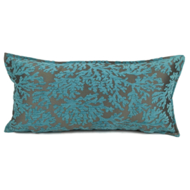 Esperanza Deseo ® kussen - Koraal takken turquoise ± 30x60cm