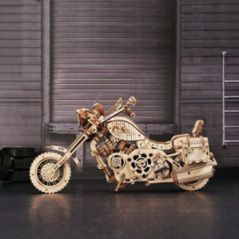 Houten Puzzel 3D Cruiser Motorcycle, Robotime, LK504, 27×11,6x16cm