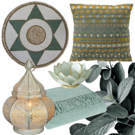 Salie groen, jade groen, early dew of pastel mint groen in je interieur ♥