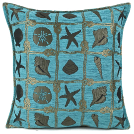 Esperanza Deseo ® kussen - Beach, turquoise ± 45x45cm