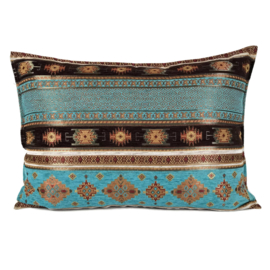 Esperanza Deseo ® kussen - Little Peru turquoise ± 50x70cm