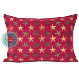 Hard roze kussen - Starfish ± 50x70cm