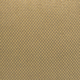 Esperanza Deseo ® kussen - Linnen meubelstof met grote lus - Taupe met okergeel ± 30x60cm