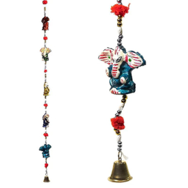 Decoratieve slinger Ganesha – kleurrijk – 88 cm