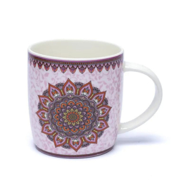 Theemok 400 ML - met theezeef Mandala paars