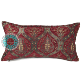 Esperanza Deseo ® kussen - donker rood - Tulip ± 30x60cm