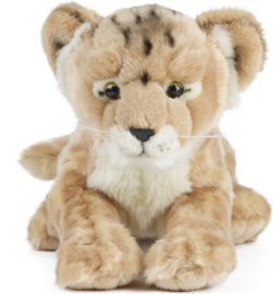 Pluche - Living nature - pluche lion (leeuwen welp) ± 35cm