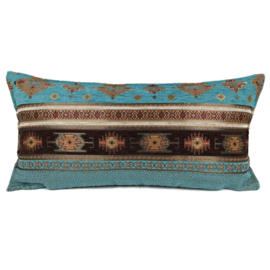 Esperanza Deseo ® kussen - Little Peru turquoise ± 30x60cm