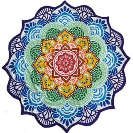 Strandlaken Mandala (gevoerd) 150cm dia